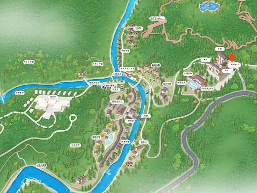 秦皇岛结合景区手绘地图智慧导览和720全景技术，可以让景区更加“动”起来，为游客提供更加身临其境的导览体验。